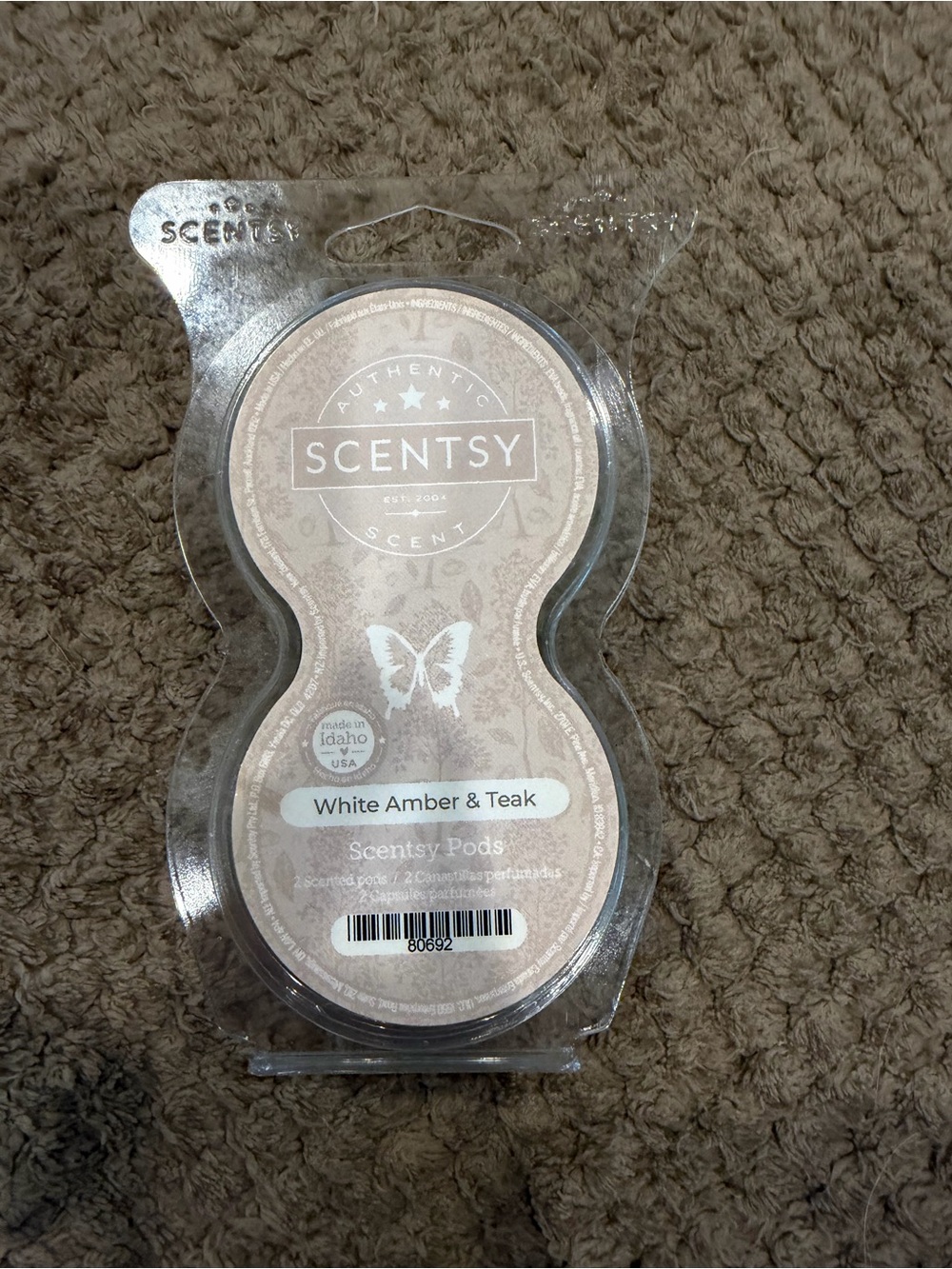 Scentsy White Amber & Teak Scentsy Pods Twin Pack